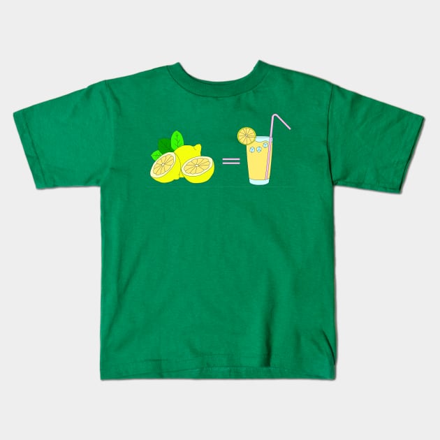 When Life Gives You Lemons Kids T-Shirt by ABBDesigns